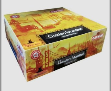 Çaykur Golden Istanbul Tea Bags (Pack of 100)